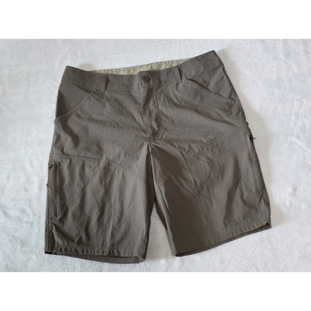 Kuhl Mens Size 34 Khaki Renegade Shorts Water Resistant Quick Dry 8 Pockets